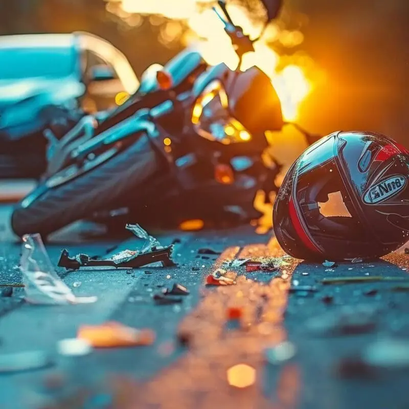 Lesiones por accidente de moto