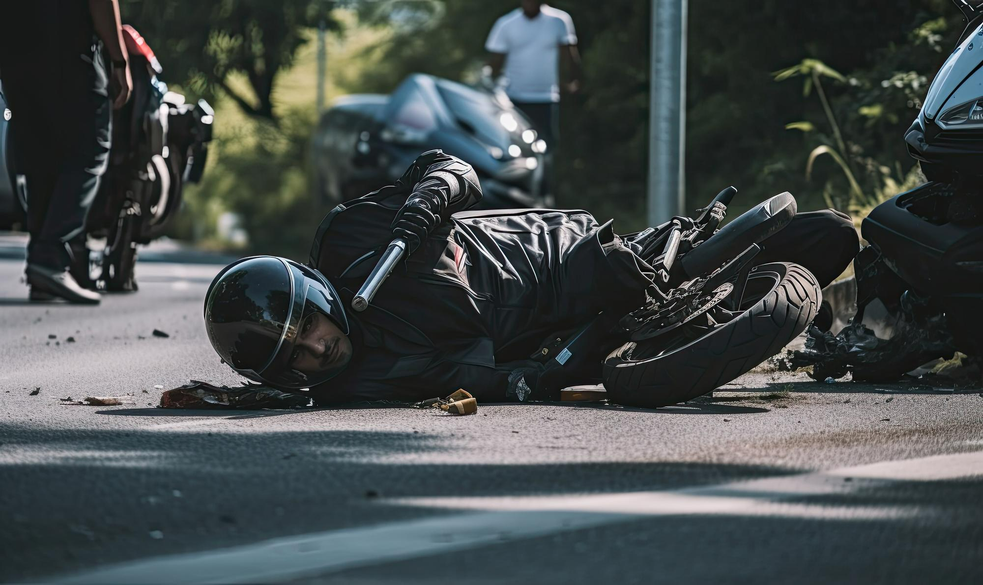 Lesiones por accidente de moto